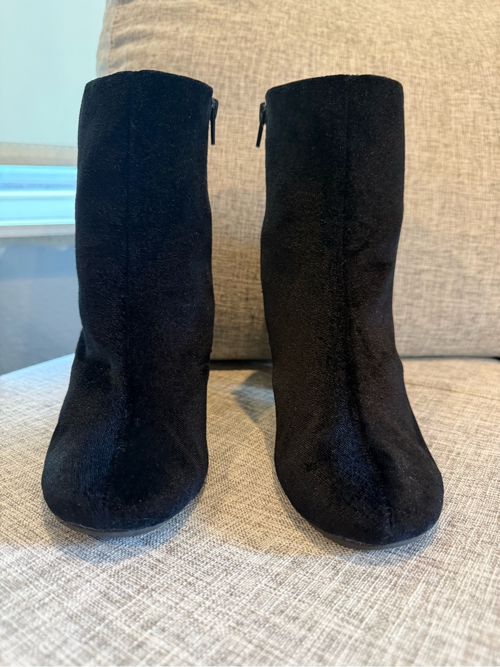 Christian Siriano for Payless Women’s Black Velvet Ankle Boots